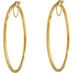 Boucles doreilles cr�oles renforc�es - latelier dazur - or jaune - diam�tre 4. 5cm - femme