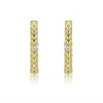 Boucles doreilles - dor� - 350 - b - argent - 4 mm - 28 mm - dormeuse
