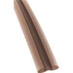 Boudin de porte mottez - marron - double bourrelet en polystyrène extrudé - l : 93cm Boudin de porte mottez - marron - double bourrelet en polystyrène extrudé - l : 93cm