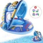 Bou�e b�b� avec parasolanneau de natation amovible upf 50 + b�b� si�ge de piscine enfant anneau de natation ...