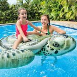Bou�e gonflable tortue de mer � chevaucher - intex - design r�aliste - pour enfants � partir de 3 ans ...