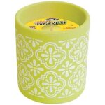 Bougie anti - moustiques - acto - g�raniol - parfum citronnelle - jusqu� 24h - coloris assortis