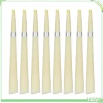 Bougies auriculaires - v geby - lot de 8 - cire dabeille naturelle - nettoyage des oreilles - relaxation ...