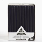 Bougies de chandelier � 22 cm � 25 cm noir