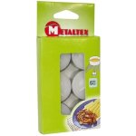 Bougie chauffe plat x6 blister - metaltex - blanc
