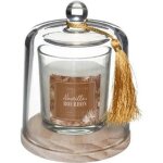 Bougie parfum�e loli 130g avec cloche verre vanille - atmosphera cr�ateur dint�rieur