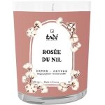 Bougie parfum�e - tade - pot en verre - senteur coton - ros�e du nil - 35 � 40 heures - 180g