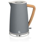 Bouilloire lectrique 17l ultra rapide sans fil design moderne nordic swan sk14610gryneu 2200w gris 40845 ...