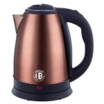 Bouilloire �lectrique 1. 8l inox sans fil cuivre herzberg hg5011 - cop