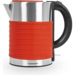 Bouilloire electrique isotherme thomson thke07693r - 17l - 2200w - rouge et inox