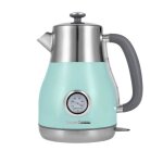 Bouilloire electrique rétro vintage cuisine by coo king - menthe - 16l - 2200w - thermomètre intégré Bouilloire electrique rétro vintage cuisine by coo king - menthe - 16l - 2200w - thermomètre intégré