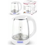 Bouilloire électrique - théière électrique blanche en verre 2200w 17l element inox fontaine à eau chaude. ... Bouilloire électrique - théière électrique blanche en verre 2200w 17l element inox fontaine à eau chaude. ...