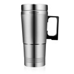 Bouilloire �lectrique pour voiture avec mug isotherme - tech discount - 03l - 12w - anti - calcaire