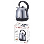 Bouilloire inox 18l grise inox sans fil 18 litre 2200w arre?t automatique inox grisee