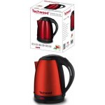 Bouilloire - inox - rouge - 18l - 1500w - sans fil - arrêt automatique Bouilloire - inox - rouge - 18l - 1500w - sans fil - arrêt automatique