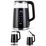 Bouilloire thire sans fil automatique en verre 17 l 2200 w arrt automatique rotation  360 sur son ...