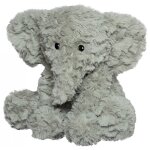 Bouillotte chauffante micro - ondes à graines avec housse peluche - Éléphant gris - warmies Bouillotte chauffante micro - ondes à graines avec housse peluche - Éléphant gris - warmies