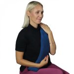 Bouillotte longue chauffante - vivezen - bleu - 12 x 80 cm - autonomie 1h - consommation 100w