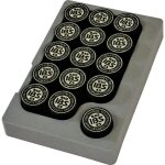 Boule de billard - ibs - 14 mm - noir - 30 pi�ces - adh�rence maximale