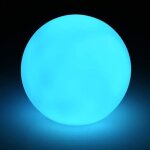 Boule lumineuse led - paris prix - 18. 5 cm - multicolore - intrieur - piles