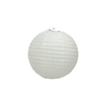 Boule papier blanc 10cm - lampion papier en papier de riz - lanterne japonaise blanc pour d�coration ...