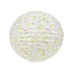 Lampion boule papier 30 cm blanche collection liberty - lanterne japonaise papier - lanterne chinoise ...