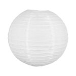 Boule papier blanc 40cm - lampion papier en papier de riz - lanterne japonaise blanc pour d�coration ...