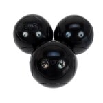 Boules de ptanque cx. cou noire 74mm 1 strie - obut