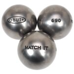 Boules de ptanque match it inox 73mm mta - obut