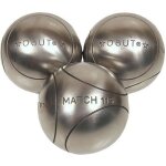 Boules de p�tanque match it inox 74mm strie1 - obut