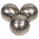 Boules de ptanque match it inox 74mm strie1 - obut