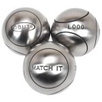 Boules de ptanque match it inox 74mm strie1 - obut