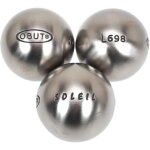 Boules de p�tanque soleil tendre 74 mm - obut