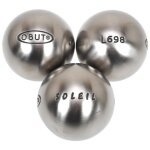 Boules de ptanque soleil tendre 74 mm - obut