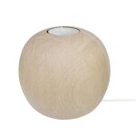 Boule - pied de lampe globe bois naturel abat - jour: abat - jour bois ampoule 1 ampoule e27 pop color ...