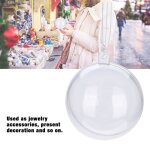 Boules remplies transparentes - salalis - 8cm - lot de 20 - dcoration mariage - nol