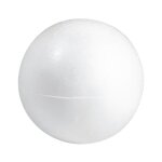 Boules en polystyr�ne - rayher - 15 cm � - couleur blanche - mixte