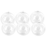 Boule transparente en plastique transparent 3 cm x 6 pièces Boule transparente en plastique transparent 3 cm x 6 pièces