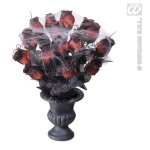 Bouquet de roses avec toile d�araign�e