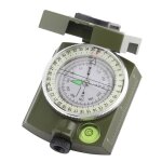 Boussole militaire - surenhap - �tanche - lentilles lumineuses - id�ale pour le camping