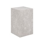 Pula - bout de canap� haut - effet marbre - 30 cm - beige