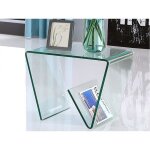 Bout de canap zenia - verre tremp