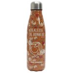 Bouteille isotherme 50 cl motif floral liberty madame bonheur orange