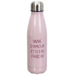 Bouteille isotherme en acier inoxydable 50cl speech eau fraiche rose