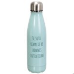 Bouteille isotherme en acier inoxydable 50cl speech intentions bleu
