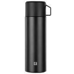 Bouteille isotherme - zwilling - thermo - acier inoxydable - 1000 ml - noir