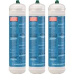 Lot de 3 bouteilles oxygne jetable 110 bar connexion m10 soudure bi - gaz 110 litres kemper