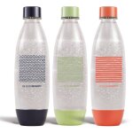 Bouteilles sodastream - fuse edition limite - pack de 3 bouteilles 1l - sans pfas