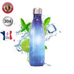 Bouteille thermos bouteille isotherme bouteille deau en acier inoxydablegarde au chaud pendant 12 - 24 ...