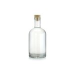 Bouteille en verre 1l mabouteille - bouteille verre bouchon liege avec tte de bois [ bouteille en verre ...